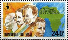 Young People and Map of Africa
