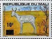 Sahel Goat (Capra aegagrus hircus) surcharged