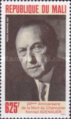 20th Anniversary of the Death of Konrad Adenauer