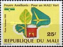 Map of Mali, Stove, Tree