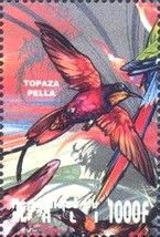 Crimson Topaz (Topaza pella)