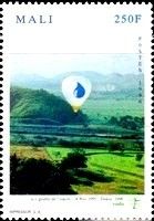 Landscape and air balloon