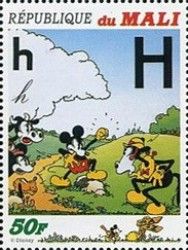 Letters: Lowercase "h", Capital "H" - Mickey, Horace
