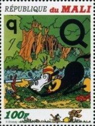 Letters: Lowercase "q", Capital "Q" - Horace with Rifle