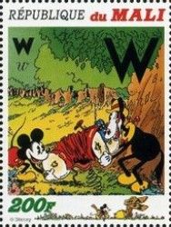 Letters: Lowercase "w", Capital "W" - Mickey, Car, Horace