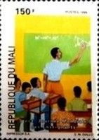 Teacher drawing on the blackboard