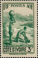 Women at the Komoe Rapids