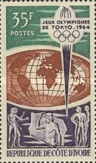 Globe, Torch and Athletes