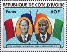 Visit of President Giscard d'Estaing