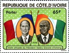 Visit of President Giscard d'Estaing