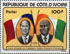 Visit of President Giscard d'Estaing