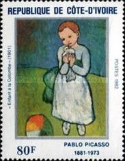 Child with dove, 1901