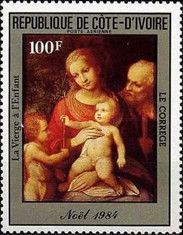 The Virgin and Child by Correggio