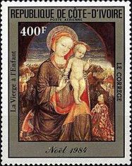 Virgin and child by Bellini