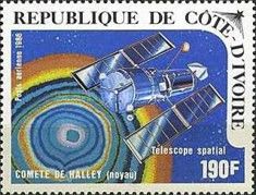 Space telescope and comet