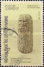 Collection of carved stone-Niangoran Bouah