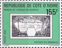 Banknote On Stamp
