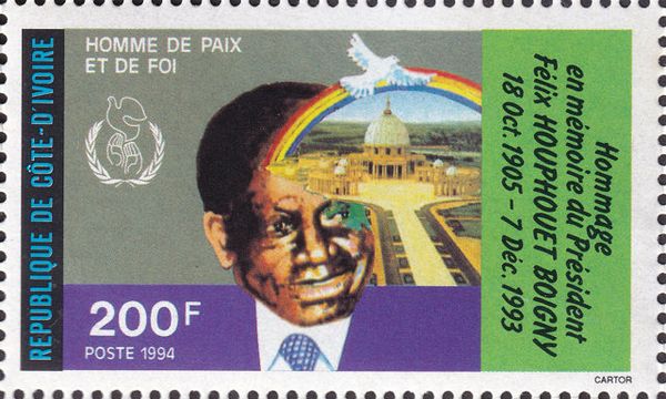 President Felix Houphouet-Boigny