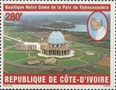 Aerial view, Pope John Paul II