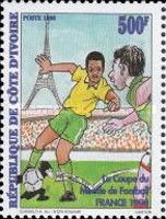 Two players and mascot
