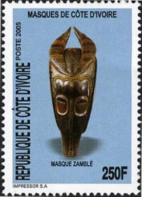 Mask Zamble (Guro / Baule)