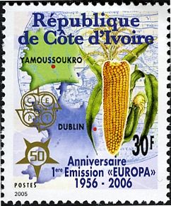 50th anniversary of the first issue Europa 1956-2006