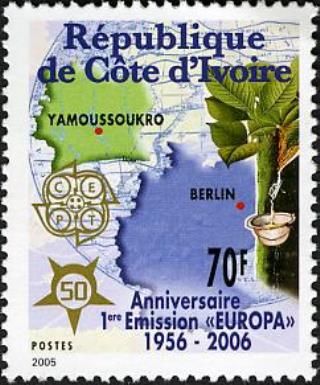 50th anniversary of the first issue Europa 1956-2006