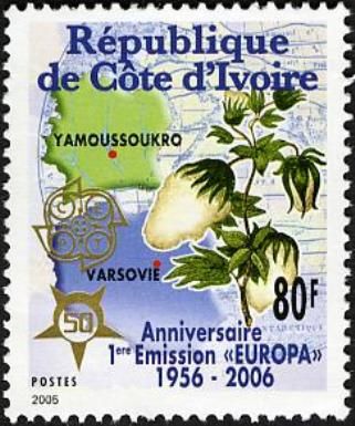 50th anniversary of the first issue Europa 1956-2006