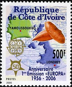 50th anniversary of the first issue Europa 1956-2006