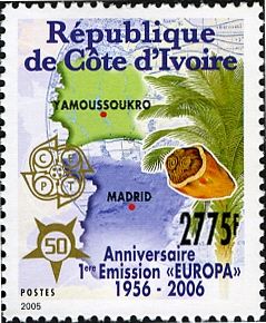 50th anniversary of the first issue Europa 1956-2006