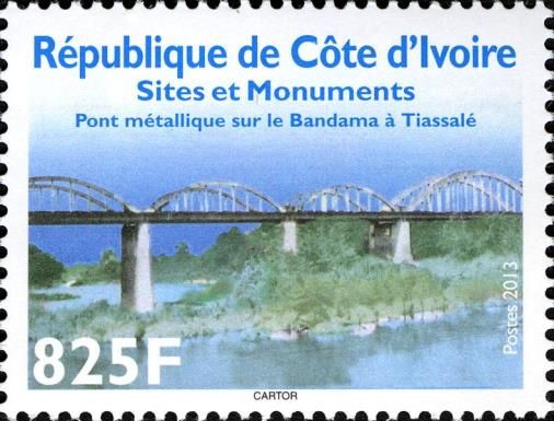 Bridge over the Bandama, Tissale