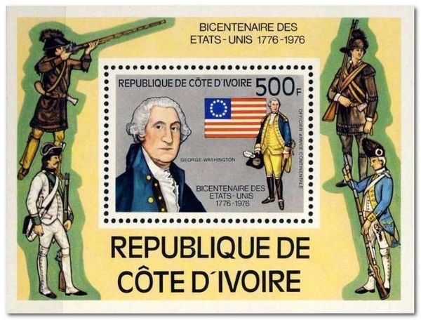 George Washington and the American Flag