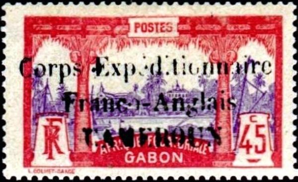 View Libreville overprint