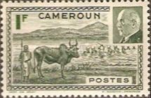 Caravan Passes a Ford; Marshal Philippe Pétain (1856-1951)