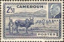 Caravan Passes a Ford; Marshal Philippe Pétain (1856-1951)