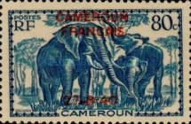 African Elephant (Loxodonta africana) overprint