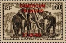 African Elephant (Loxodonta africana) overprint