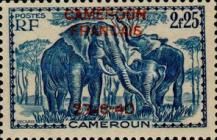 African Elephant (Loxodonta africana) overprint