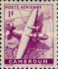 Airplane over Map