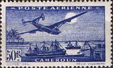 Airplane over Port