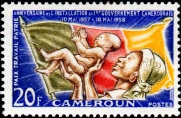 Woman and Child, Flag