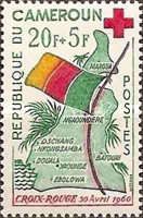 Country Map with National Flag