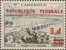 Railway Bridge over the Wouri with British surcharge
