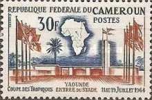 Stadium Entrance and Map of Africa
