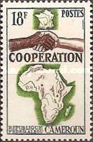 Hand Shake and Map of Africa
