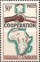 Hand Shake and Map of Africa