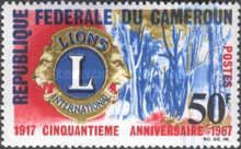 Lions Club Logo and Forest