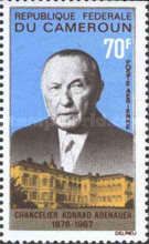 Chancellor Konrad Adenauer (1876-1967) and Schaumburg Palace