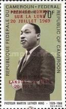 Martin Luther King – Moon Landing Overprint