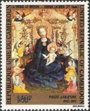 Madonna of the Rose Bower (1440-42) by Stefan Lochner